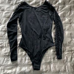 Black Long Sleeve Bodysuit